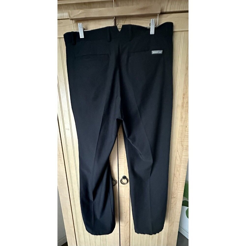 Dunning Mens Performance Golf Pants Sz 34 34x32 Black Golfing Pocket Casual